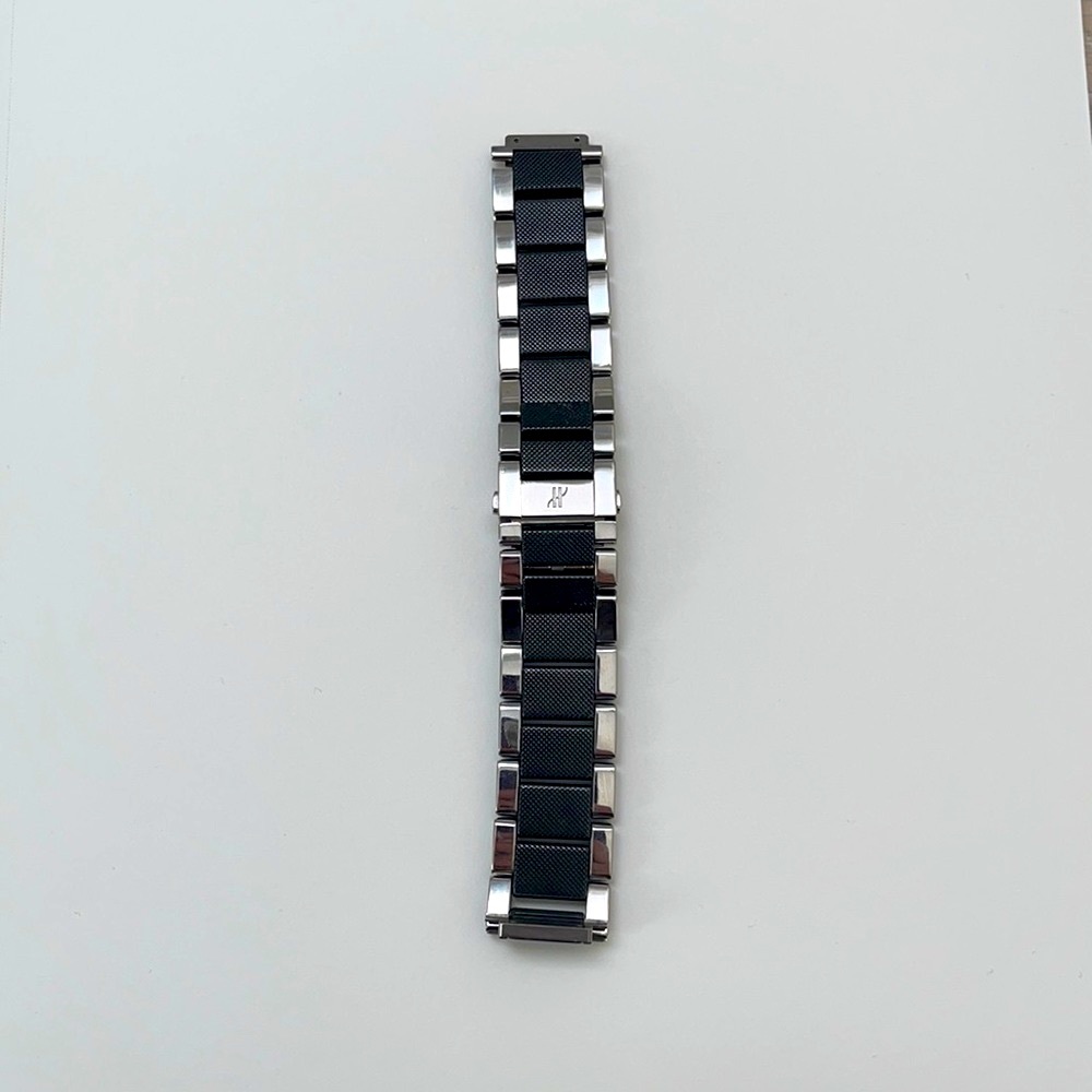Hublot Watch Strap and Stainless Steel Buckle
